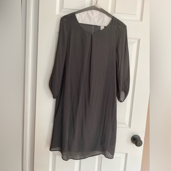 Like new charcoal H&M shift dress - Picture 2 of 7